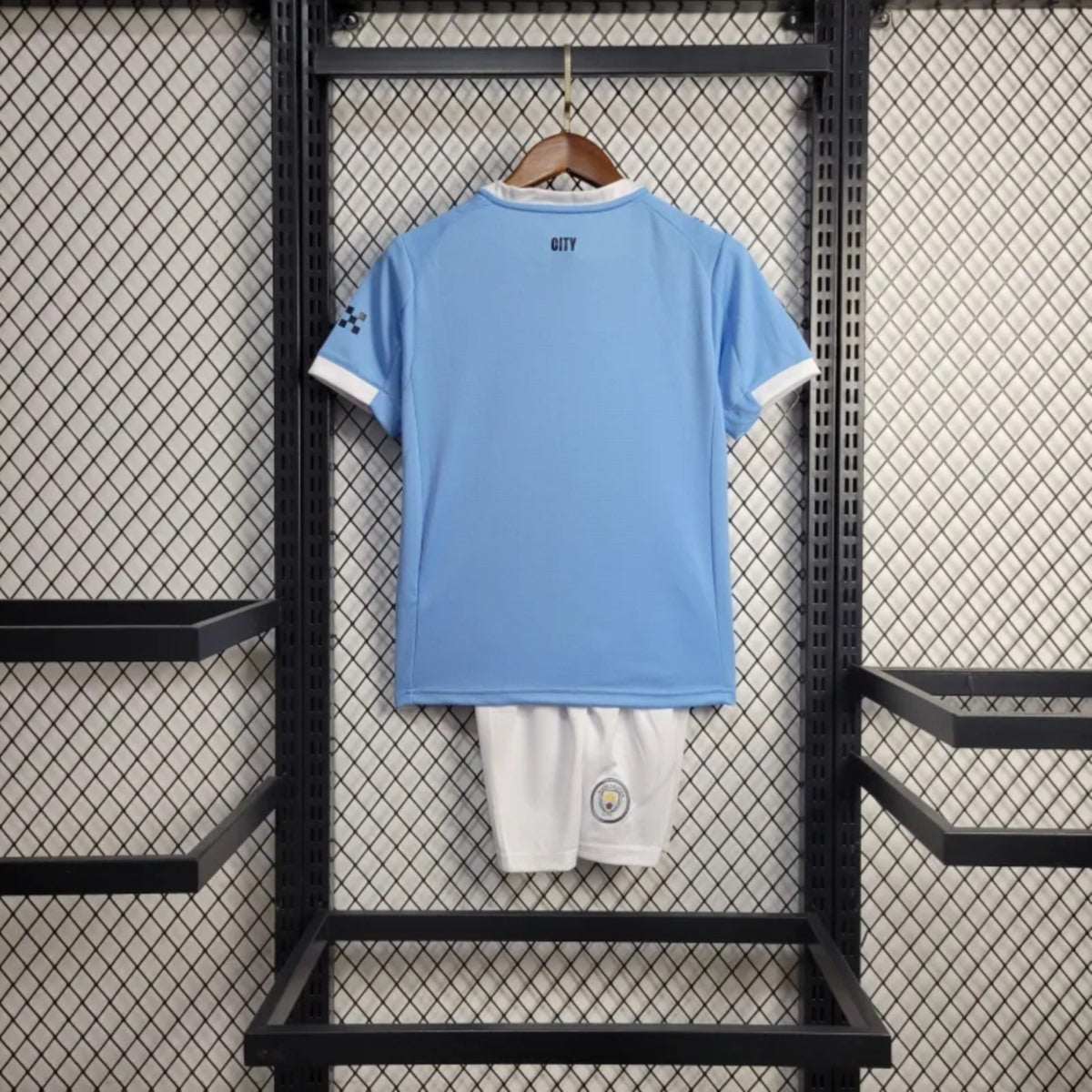 MANCHESTER CITY KIT BIMBO DIVISA PRIMA MAGLIA HOME CASA 25 / 26