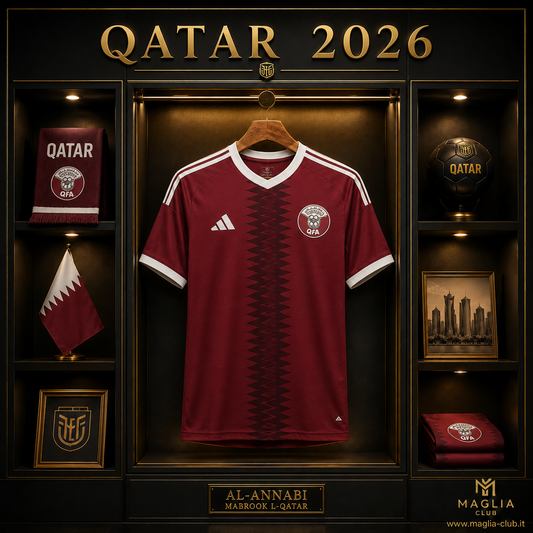 QATAR PRIMA MAGLIA HOME CASA MONDIALI 26