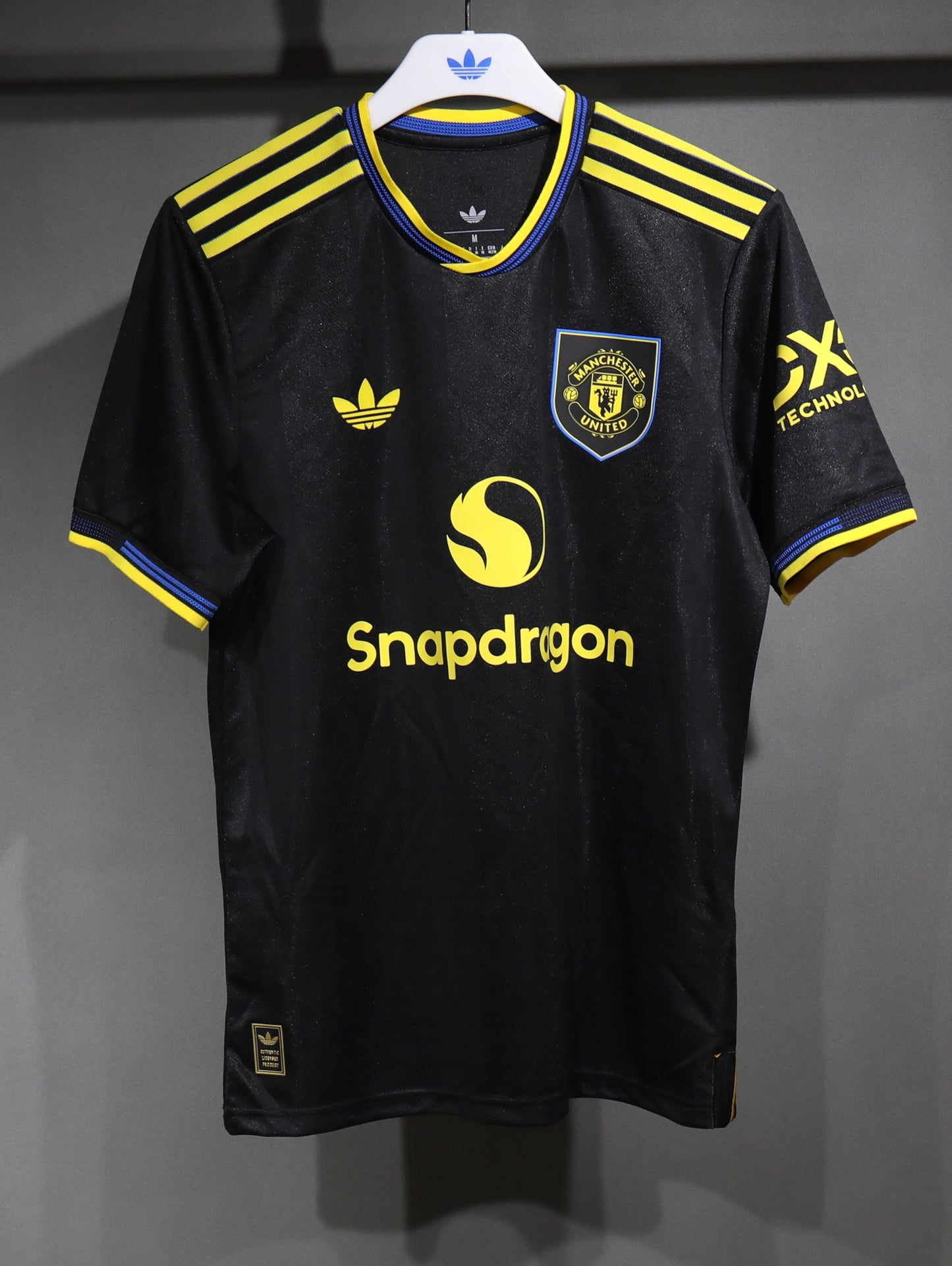 MANCHESTER UNITED TERZA MAGLIA THIRD AWAY BLACK NERO 25 / 26