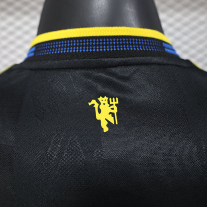 MANCHESTER UNITED TERZA MAGLIA THIRD AWAY BLACK NERO 25 / 26