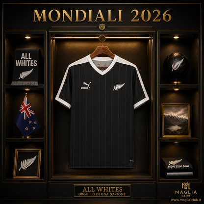 NUOVA ZELANDA PRIMA MAGLIA HOME CASA MONDIALI 26