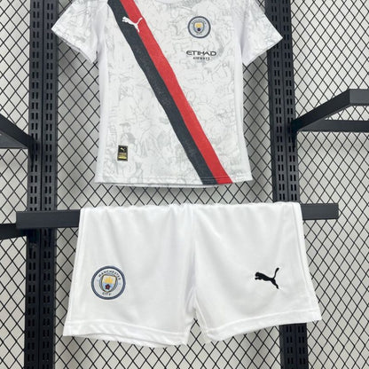 MANCHESTER CITY KIT BIMBO DIVISA SECONDA MAGLIA AWAY TRASFERTA 25 / 26