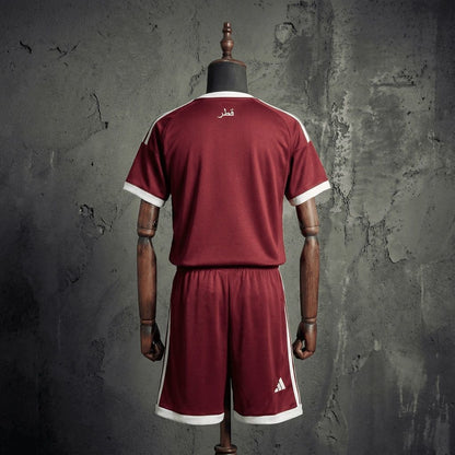 QATAR KIT BIMBO PRIMA MAGLIA HOME CASA MONDIALI 26