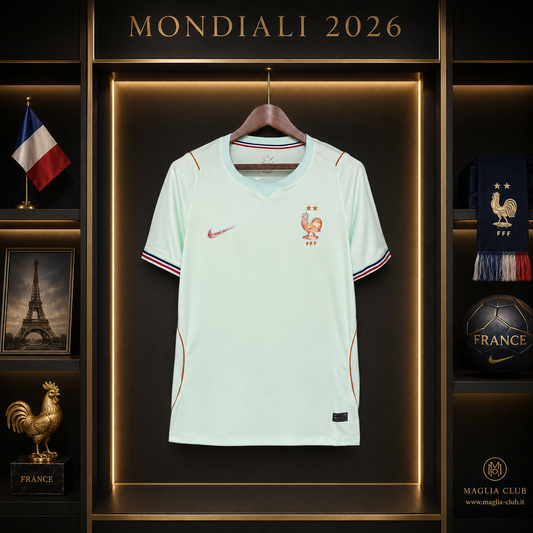 FRANCIA SECONDA MAGLIA AWAY FUORI CASA MONDIALI 26