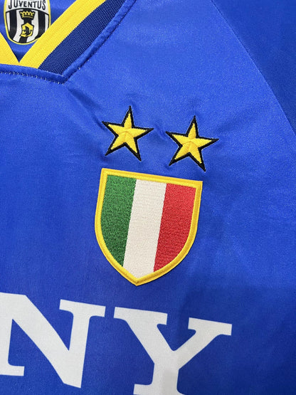 JUVENTUS VINTAGE STAGIONE 95/96 BLU STELLE GIALLE