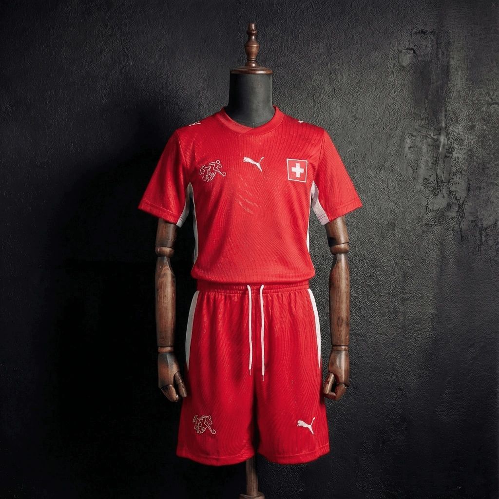 SVIZZERA KIT BIMBO PRIMA MAGLIA HOME CASA MONDIALI 26