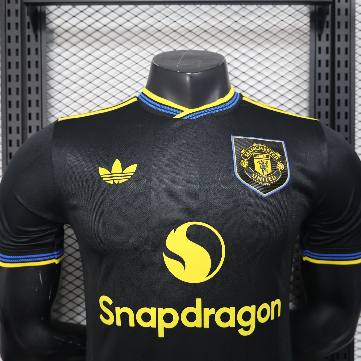 MANCHESTER UNITED TERZA MAGLIA THIRD AWAY BLACK NERO 25 / 26