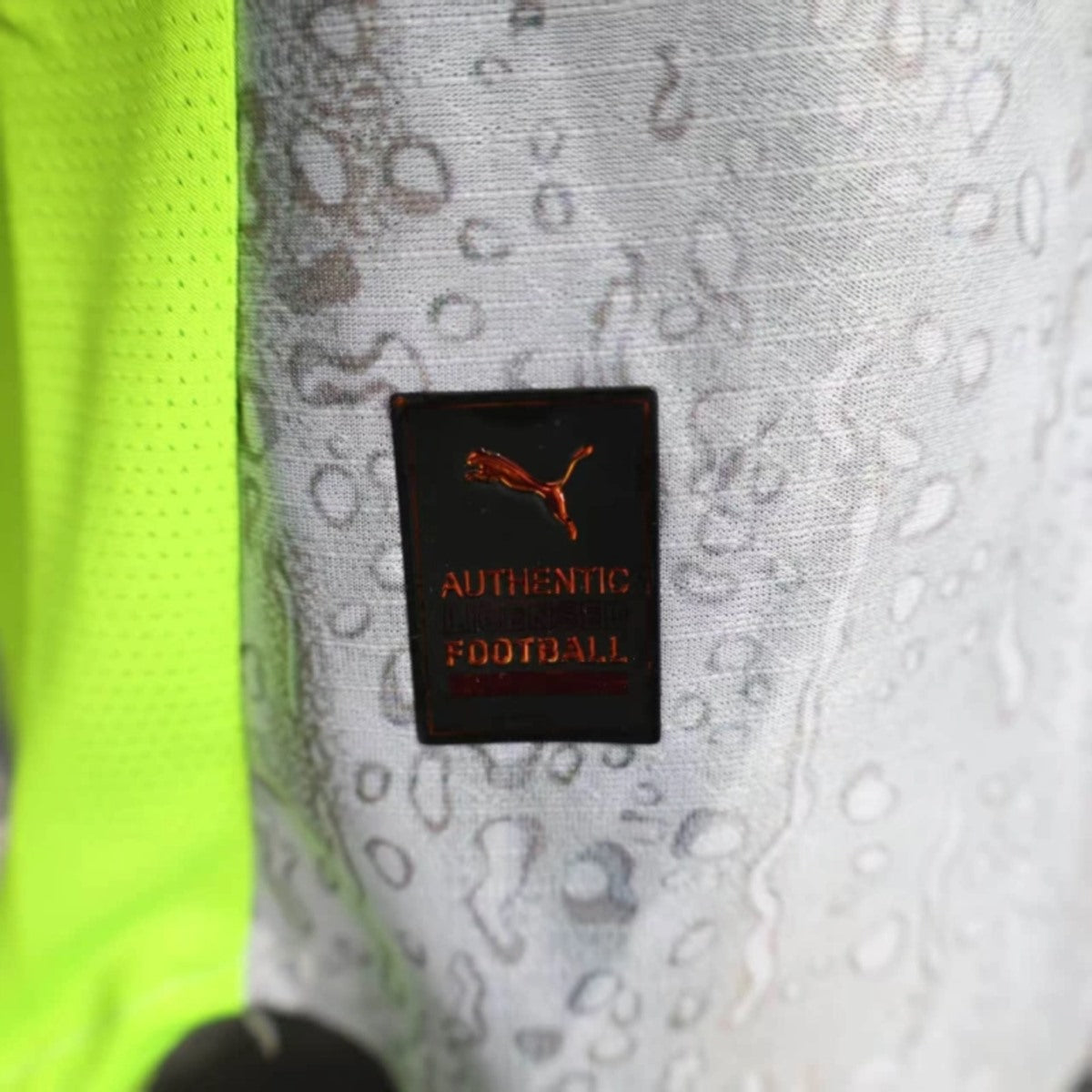 MANCHESTER CITY MAGLIA AWAY RAIN PIOGGIA GIALLO GRIGIO 25 / 26