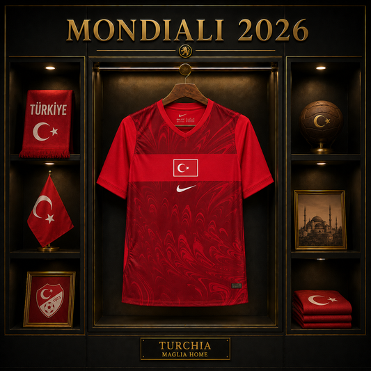 TURCHIA PRIMA MAGLIA HOME CASA MONDIALI 26