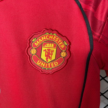 MANCHESTER UNITED KIT BIMBO PRIMA HOME CASA MAGLIA 25 / 26