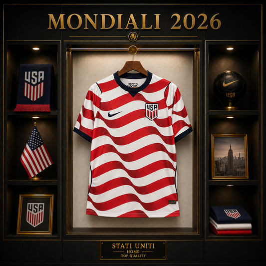 USA STATI UNITI PRIMA MAGLIA HOME CASA MONDIALI 26