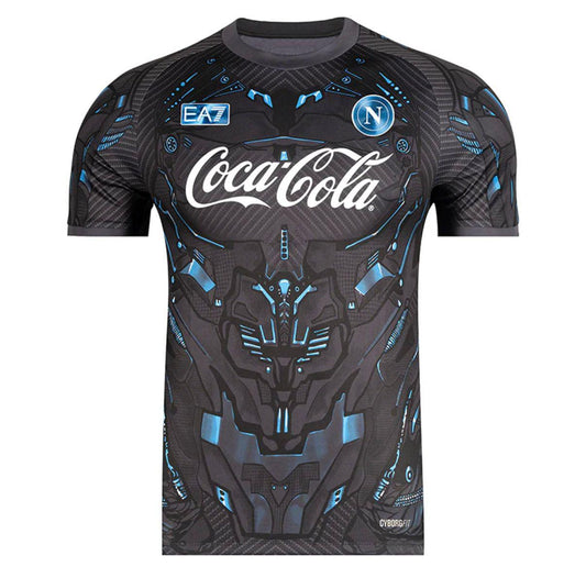 NAPOLI MAGLIA ALLENAMENTO CYBORG NERO 2025 / 2026