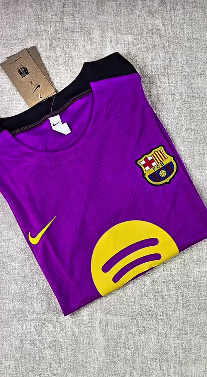 BARCELLONA KIT DIVISA ALLENAMENTO 25/26 VIOLA PURPLE MAGLIA E PANTALONCINO