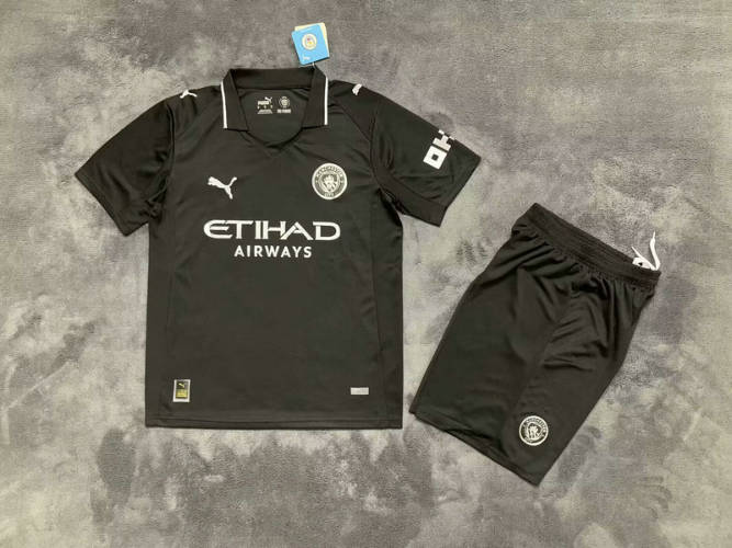 MANCHESTER CITY MAGLIA AWAY BLACK NERA 25 / 26
