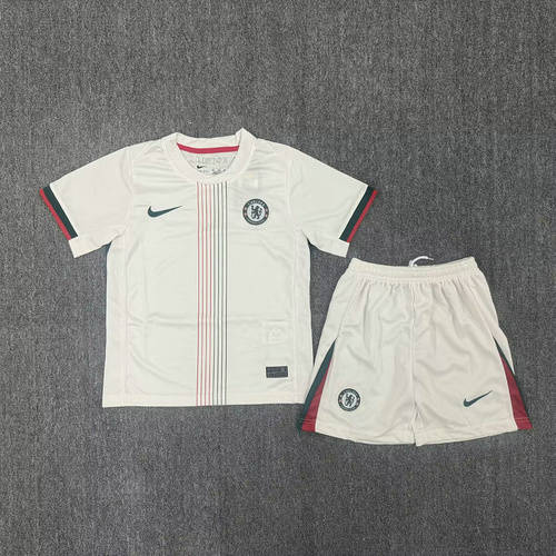 CHELSEA KIT BIMBO DIVISA SECONDA AWAY TRASFERTA BIANCO WHITE 25 / 26