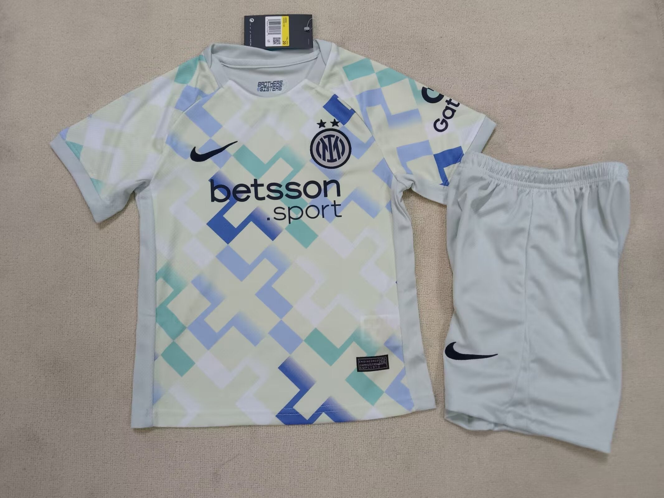 INTER KIT BIMBO SECONDA MAGLIA AWAY TRASFERTA 25 / 26