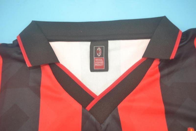 MAGLIA BARESI 6 MILAN VINTAGE STAGIONE 93 94 MOTTA