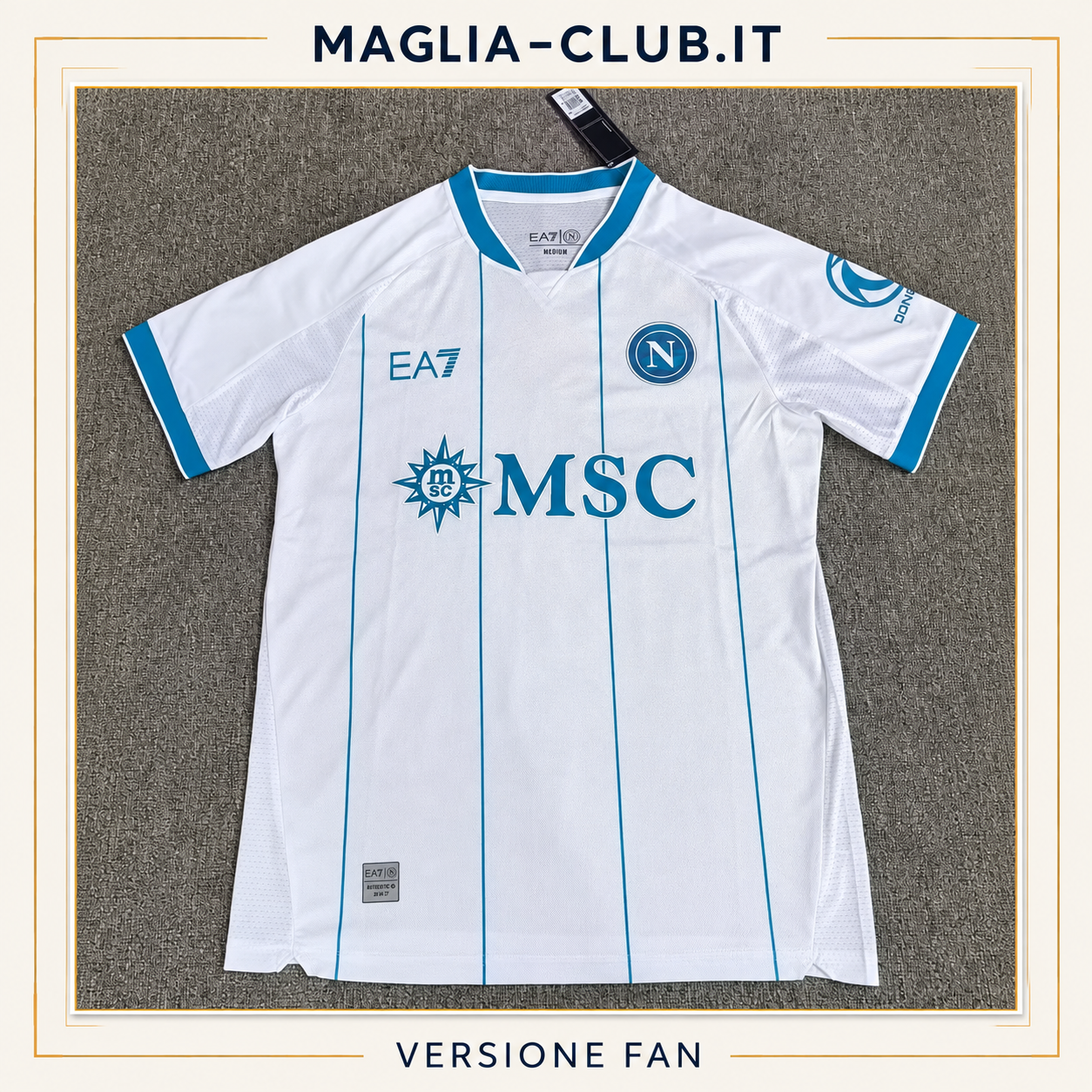 NAPOLI SECONDA MAGLIA AWAY TRASFERTA 26 / 27 CENTENARIO