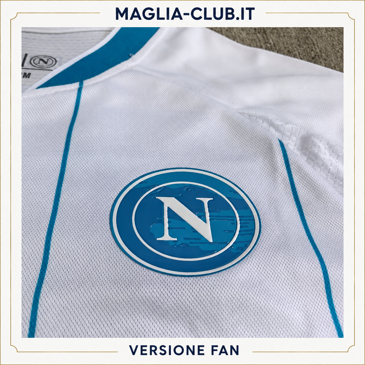NAPOLI SECONDA MAGLIA AWAY TRASFERTA 26 / 27 CENTENARIO