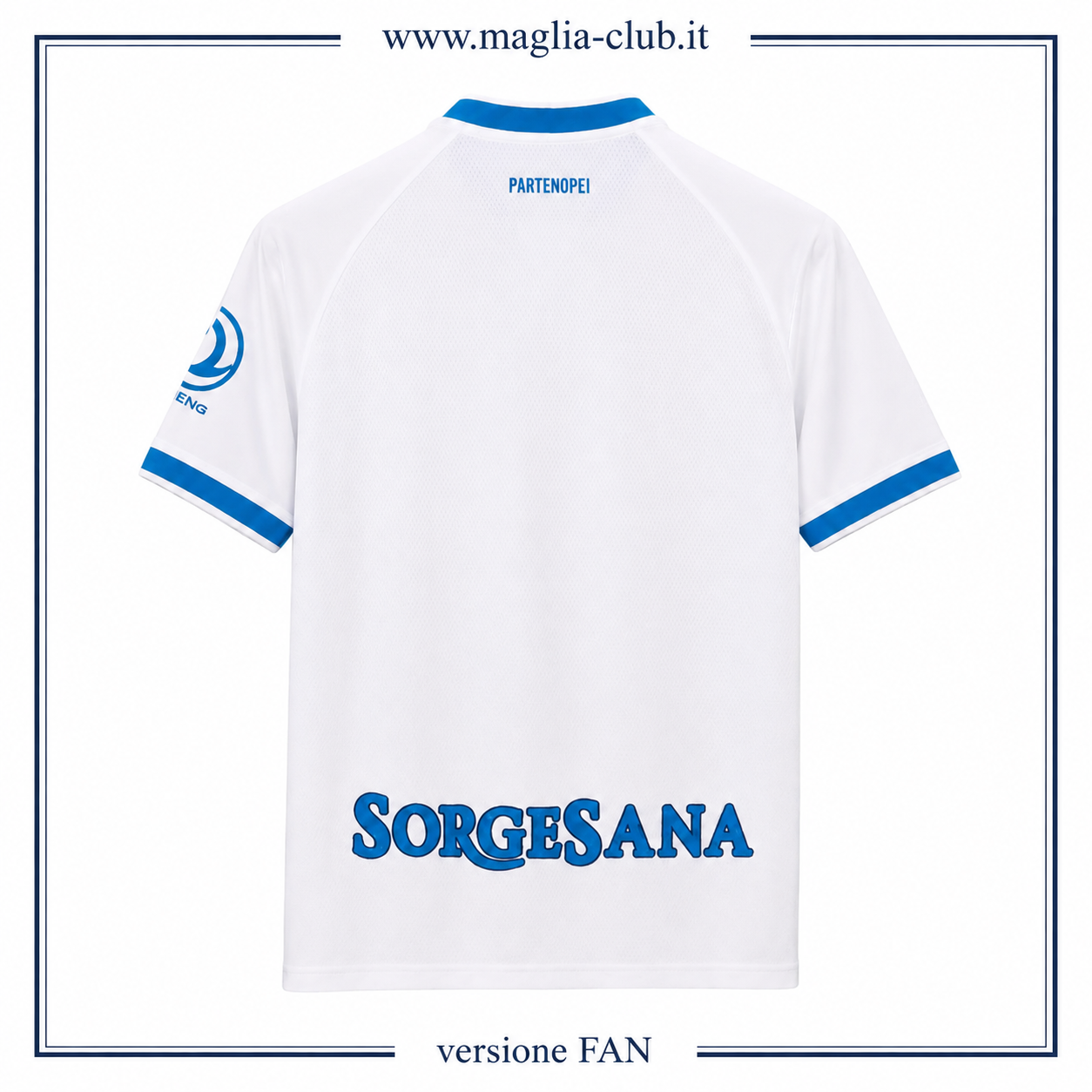 NAPOLI SECONDA MAGLIA AWAY TRASFERTA 26 / 27 CENTENARIO