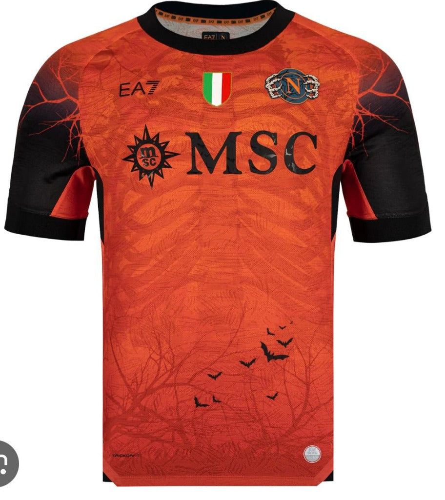 NAPOLI MAGLIA HALLOWEEN ARANCIONE 25 / 26 EDIZIONE SPECIALE