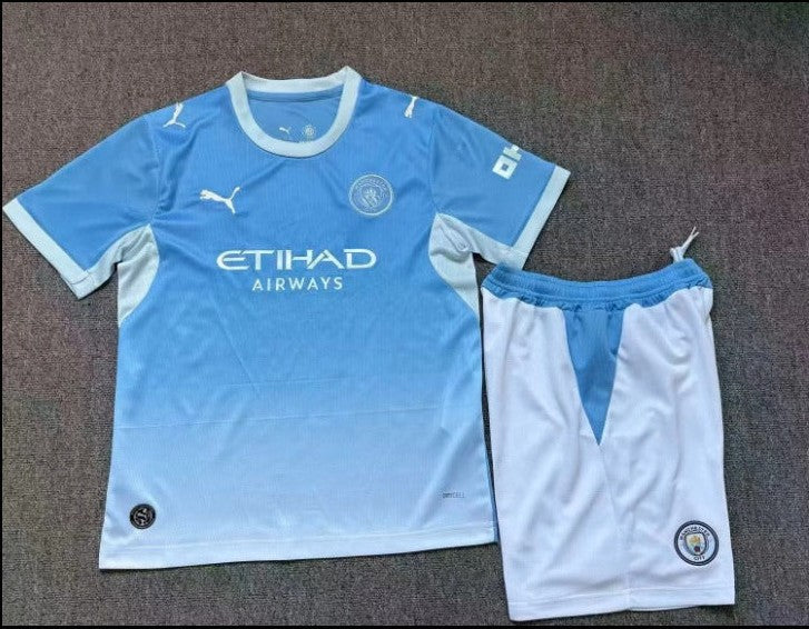 MANCHESTER CITY KIT BIMBO DIVISA PRIMA MAGLIA HOME CASA 26 / 27