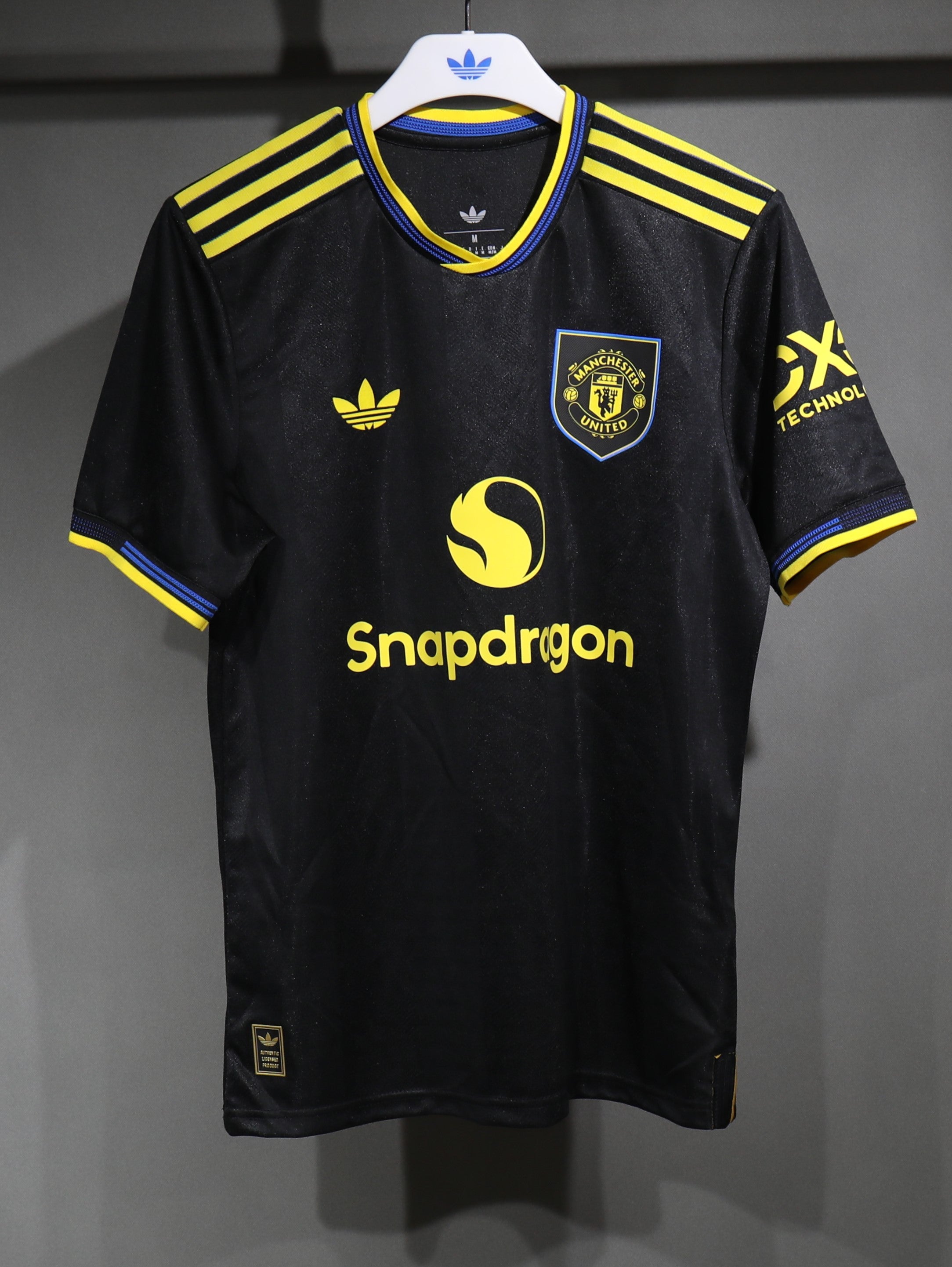 MANCHESTER UNITED TERZA MAGLIA THIRD AWAY BLACK NERO 25 / 26