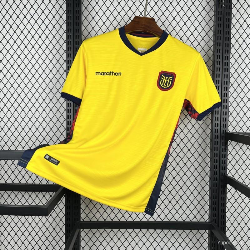 ECUADOR PRIMA MAGLIA HOME CASA MONDIALI 26